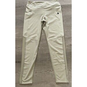 NWT Abercrombie & Fitch Light Green Solid High Rise Athletic Mesh M Legging